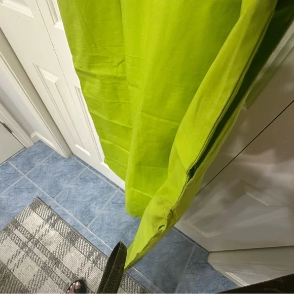 Sale‼️Nicobar Apple Green Sleeveless Button-Up Dress with side pockets size 2XL - Picture 8 of 12